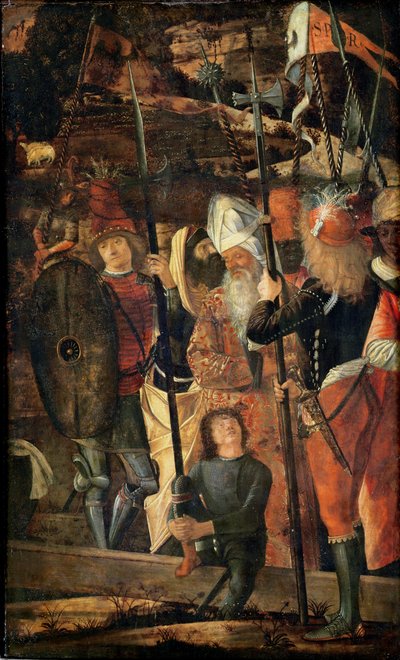 Gruppe von Orientalen, Juden und Soldaten, 1493-95 von Vittore Carpaccio